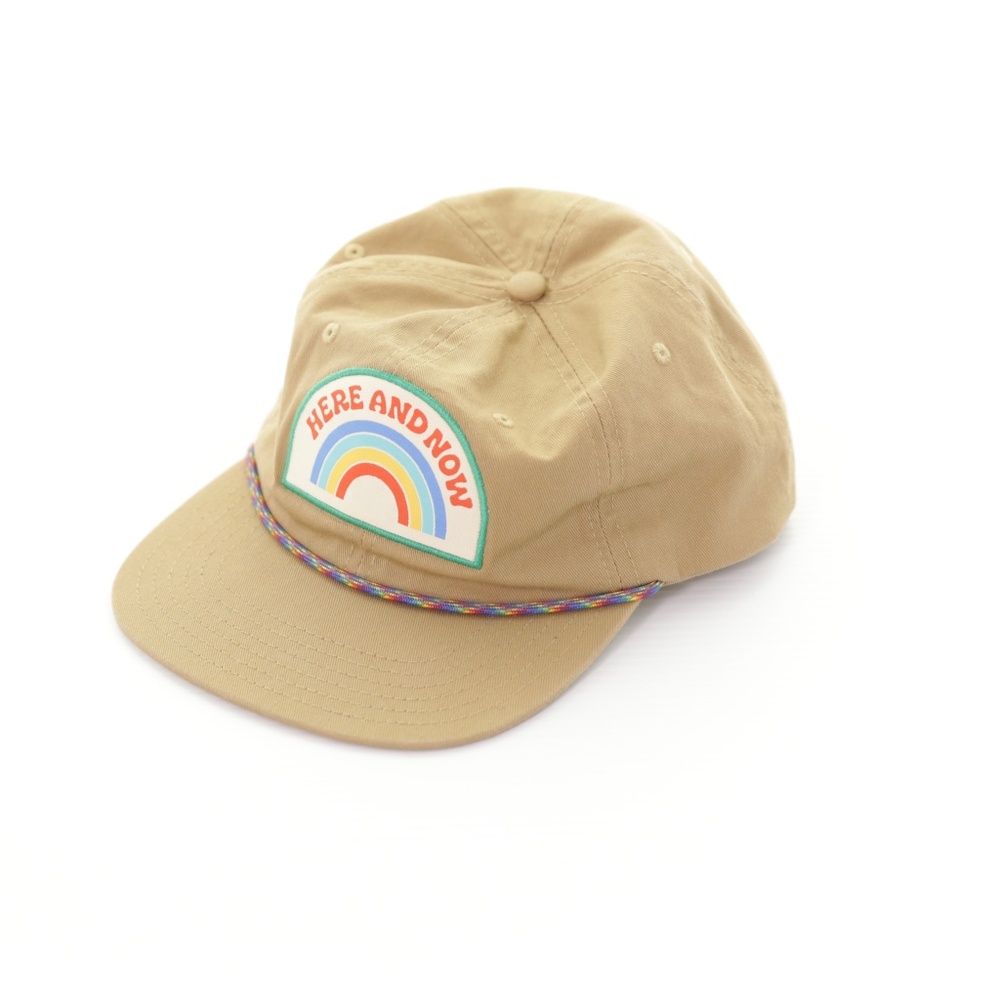 Here And Now Rainbow Patch Tan Cap - image 3